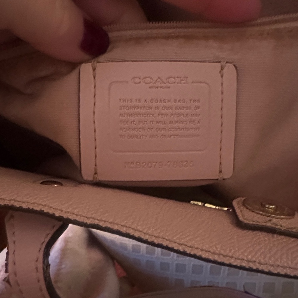 Coach Tan and Brown Signature Tote - Picture 2 of 4